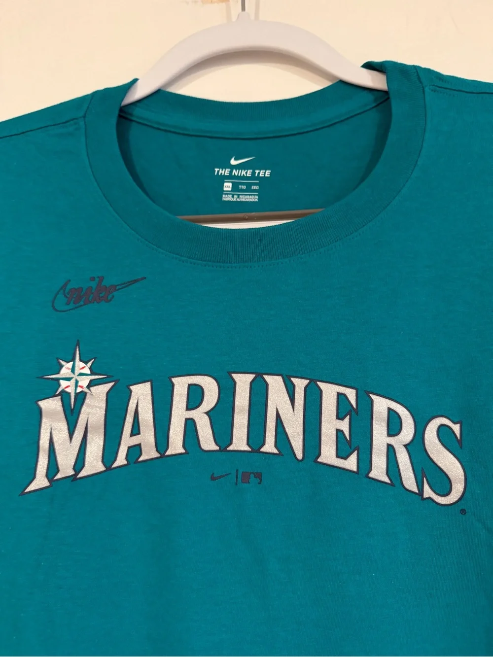 Nike Mariners Teal Short Sleeve Men's T-Shirt